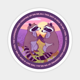 Sapphic Raccoons Magnet